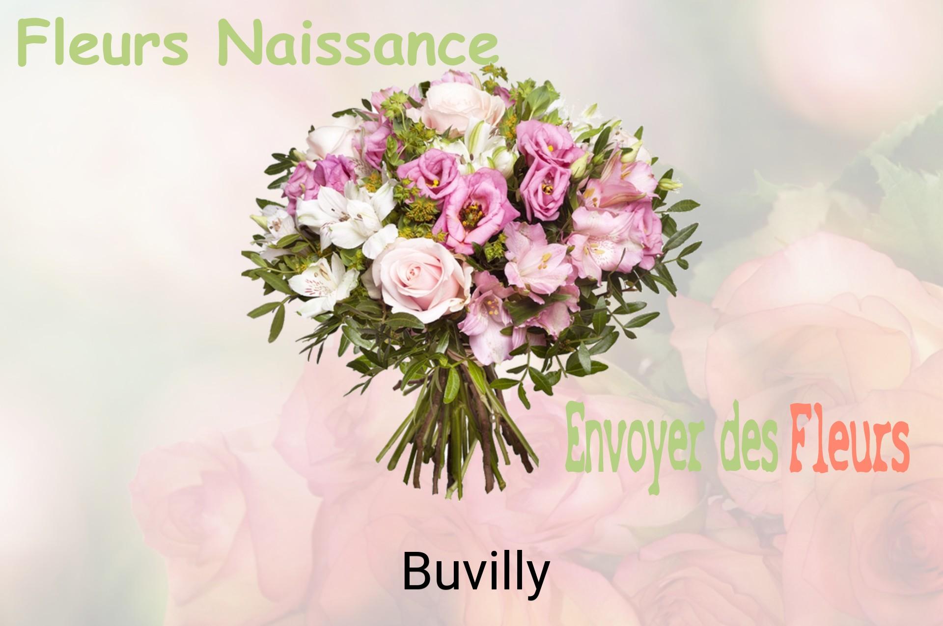Bouquet de fleurs de naissance livré à Buvilly